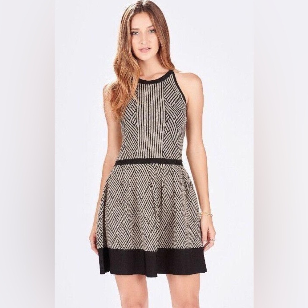 Parker Candice Metallic Knit Dress